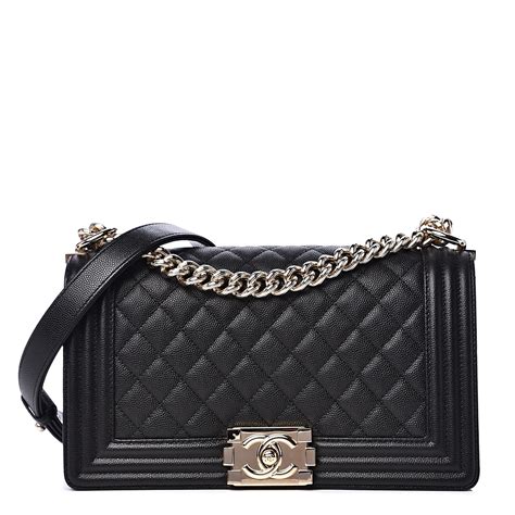 chanel medium boy bag caviar|CHANEL Metallic Caviar Quilted Medium Boy Flap Copper .